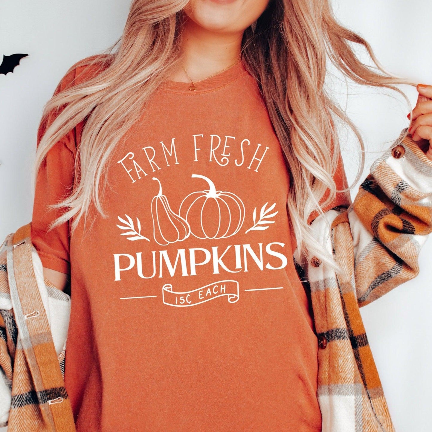 Farm Fresh Pumpkins Fall Comfort Colors T Shirt