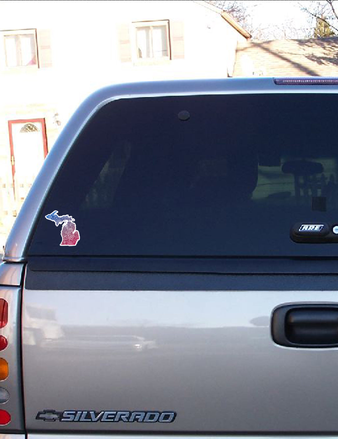 Floral - 4" Michigan Sticker