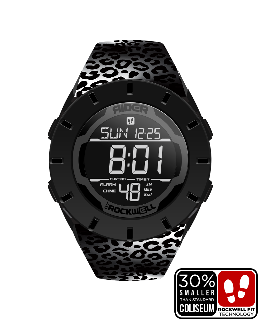 Coliseum Fit™ Forum - Cheetah Edition (Phantom Black) Watch