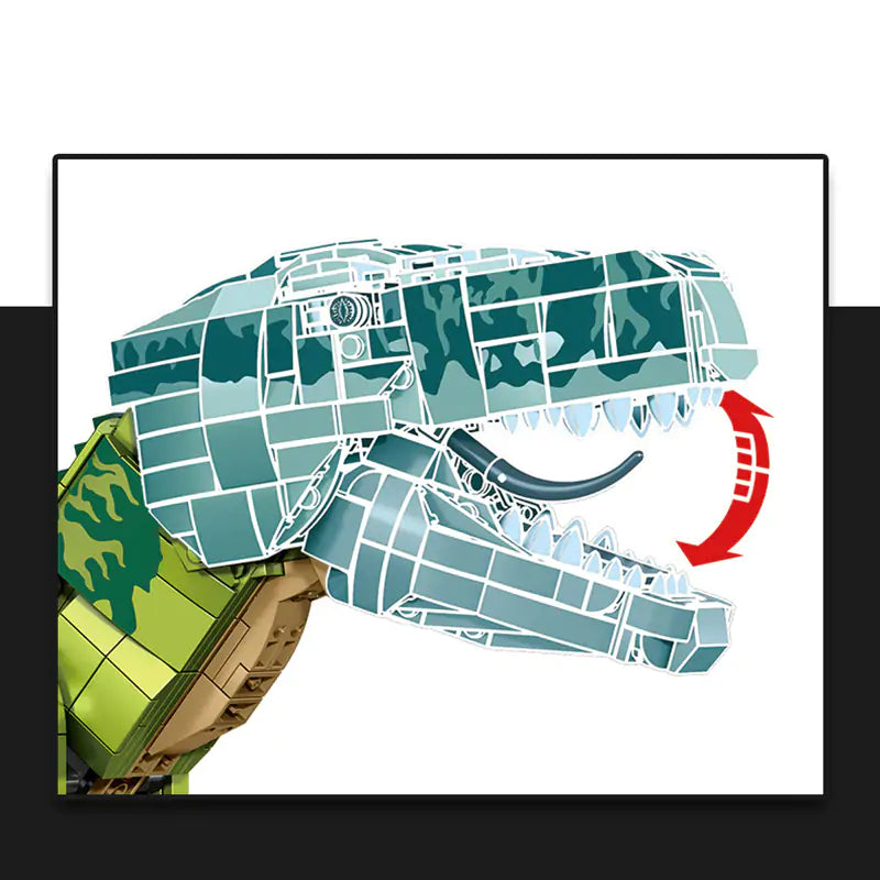 SEMBO BLOCK Tyrannosaurus Rex Dinosaur Building Blocks Toys - # BOT&G522510001