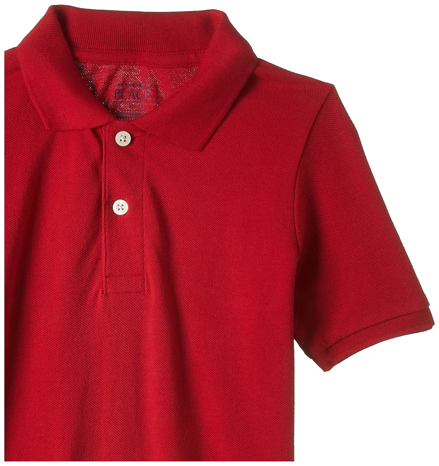 The Children's Place baby boys Fashion Color Short Sleeve Pique Polo 5T Classic Red Single - # BOAA11510005