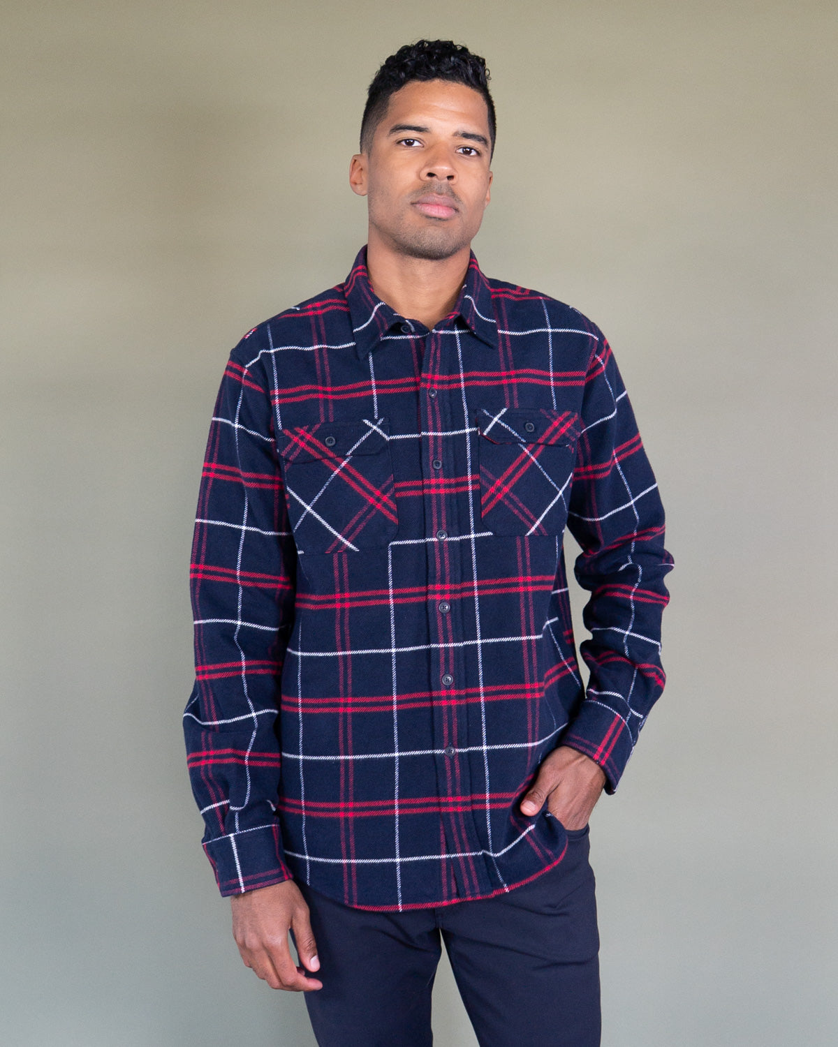 Grand Flannel, Marine Plaid