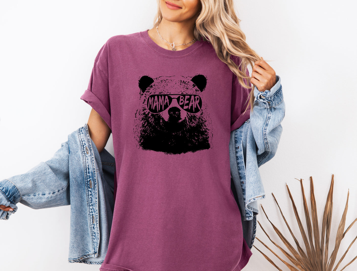 Mamabear Mama Bear Garment Dyed T Shirt