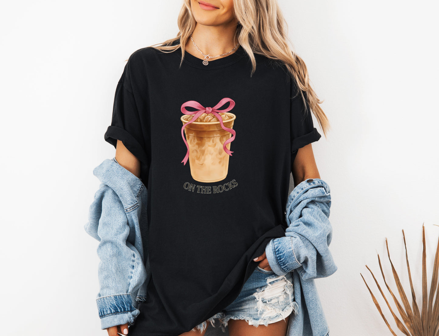 On the Rock Iced Latte Coffee Garment Dyed T Shirt