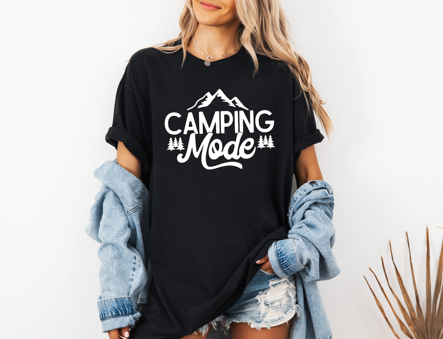 Camping Mode Nature Camping Hiking Garment Dyed Shirt