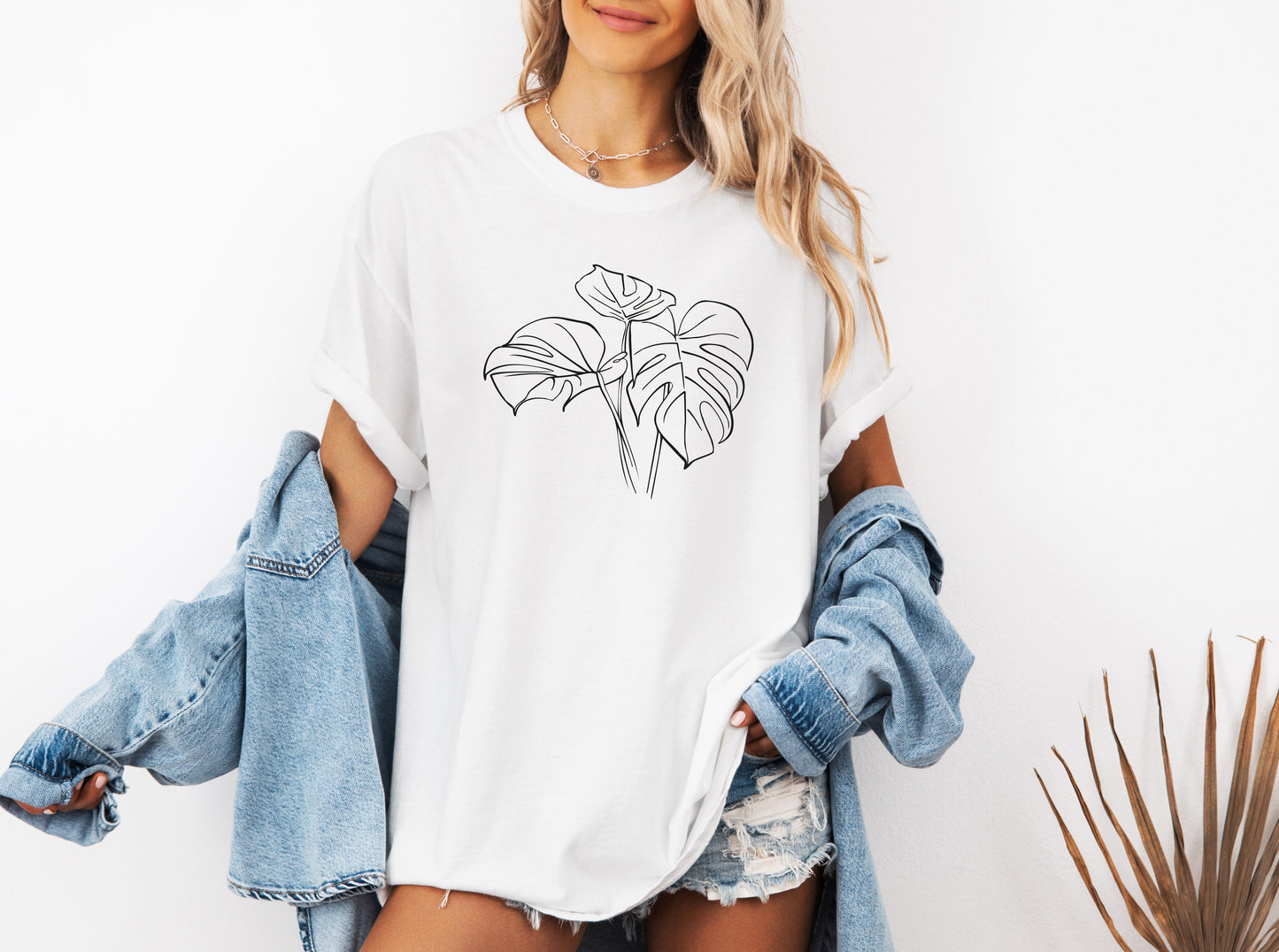 Monstera botanical Comfort Colors T Shirt
