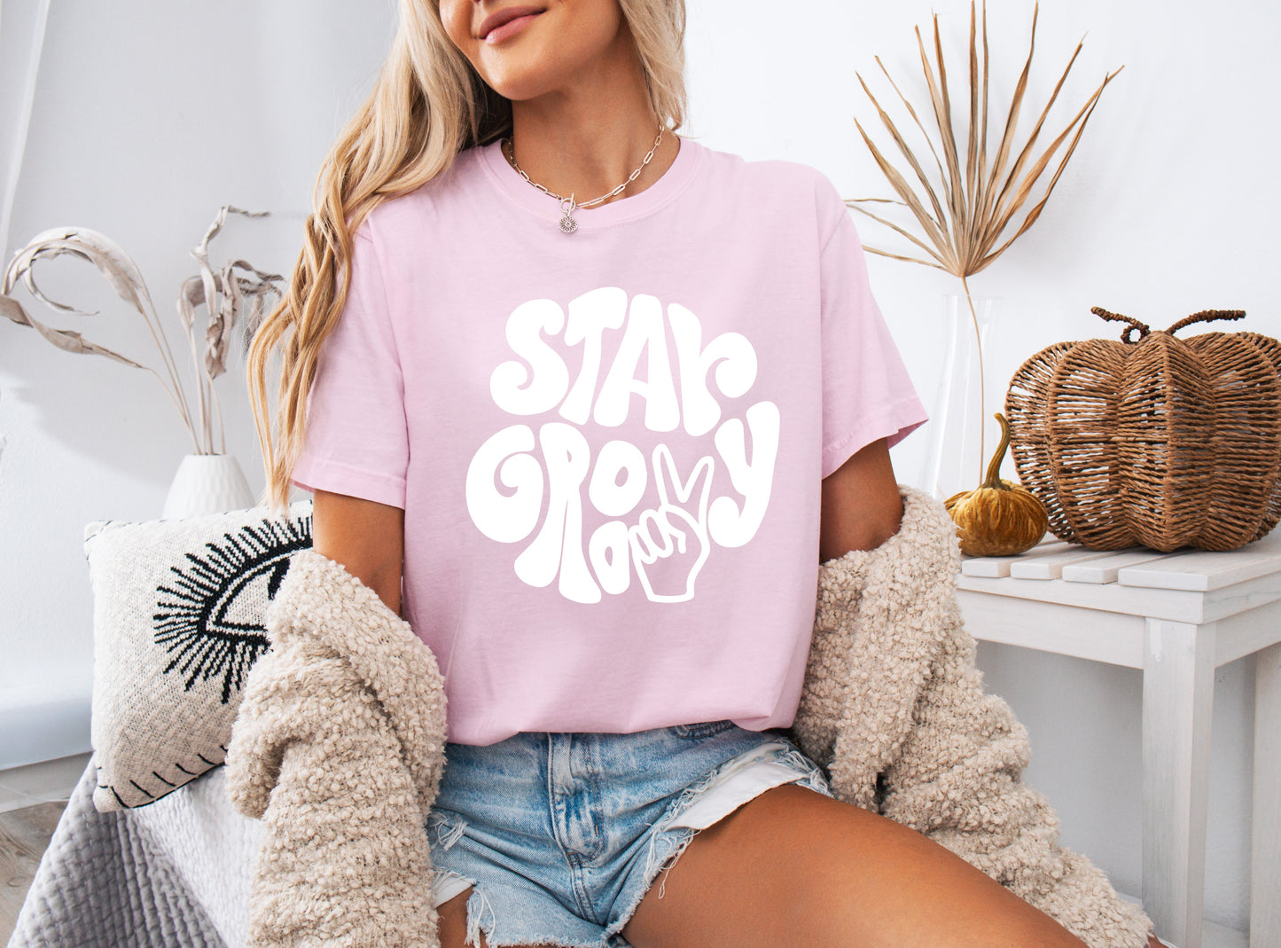 Stay Groovy Inspirational Comfort Colors T Shirt