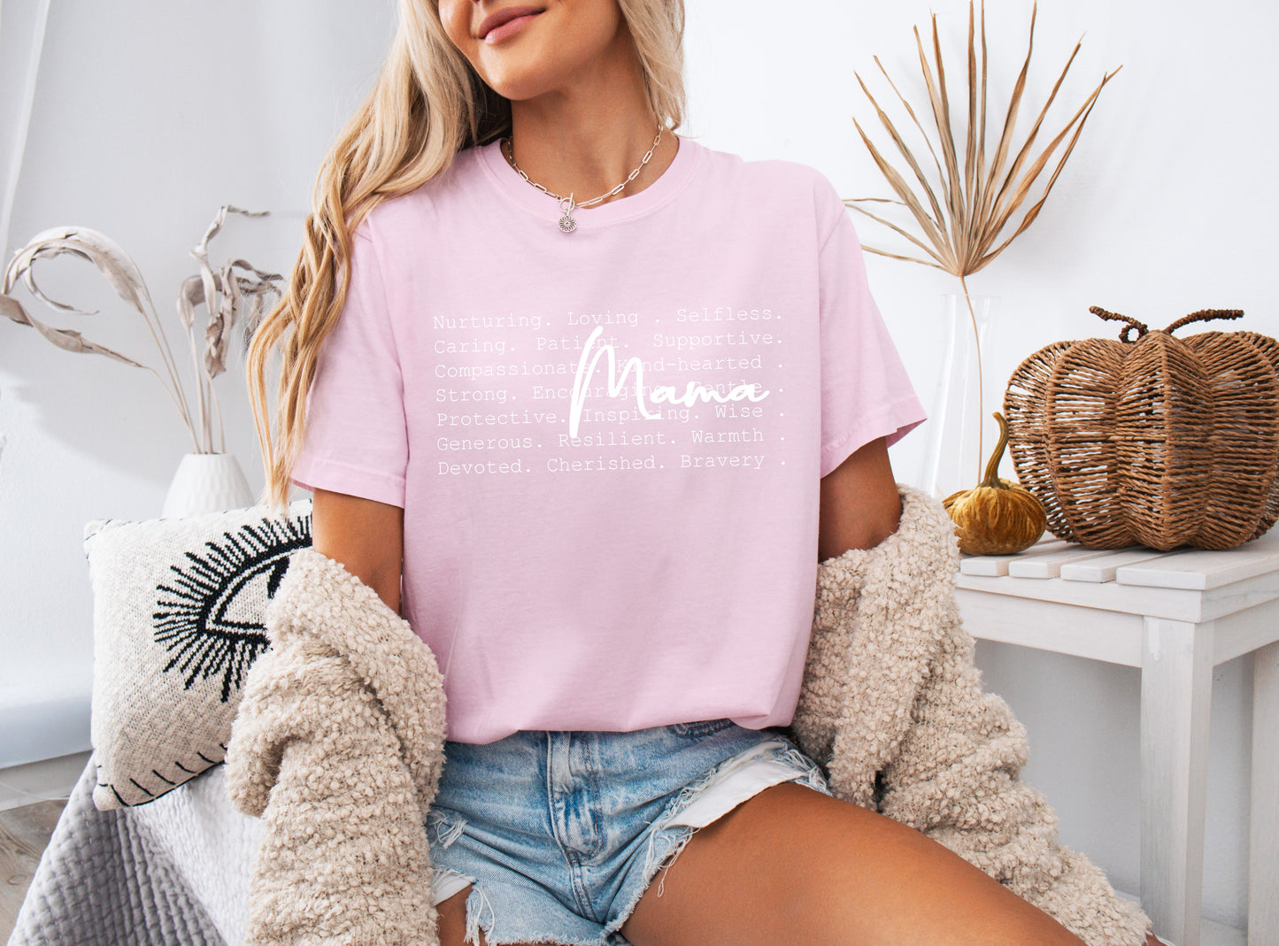 Mama Comfort Colors T Shirt (Nurturing, Loving)