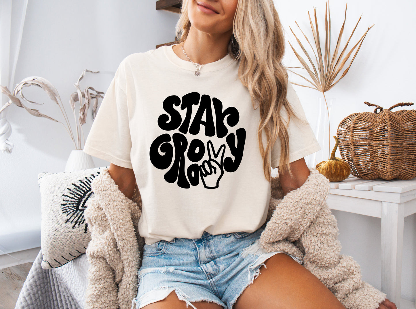 Stay Groovy Inspirational Comfort Colors T Shirt