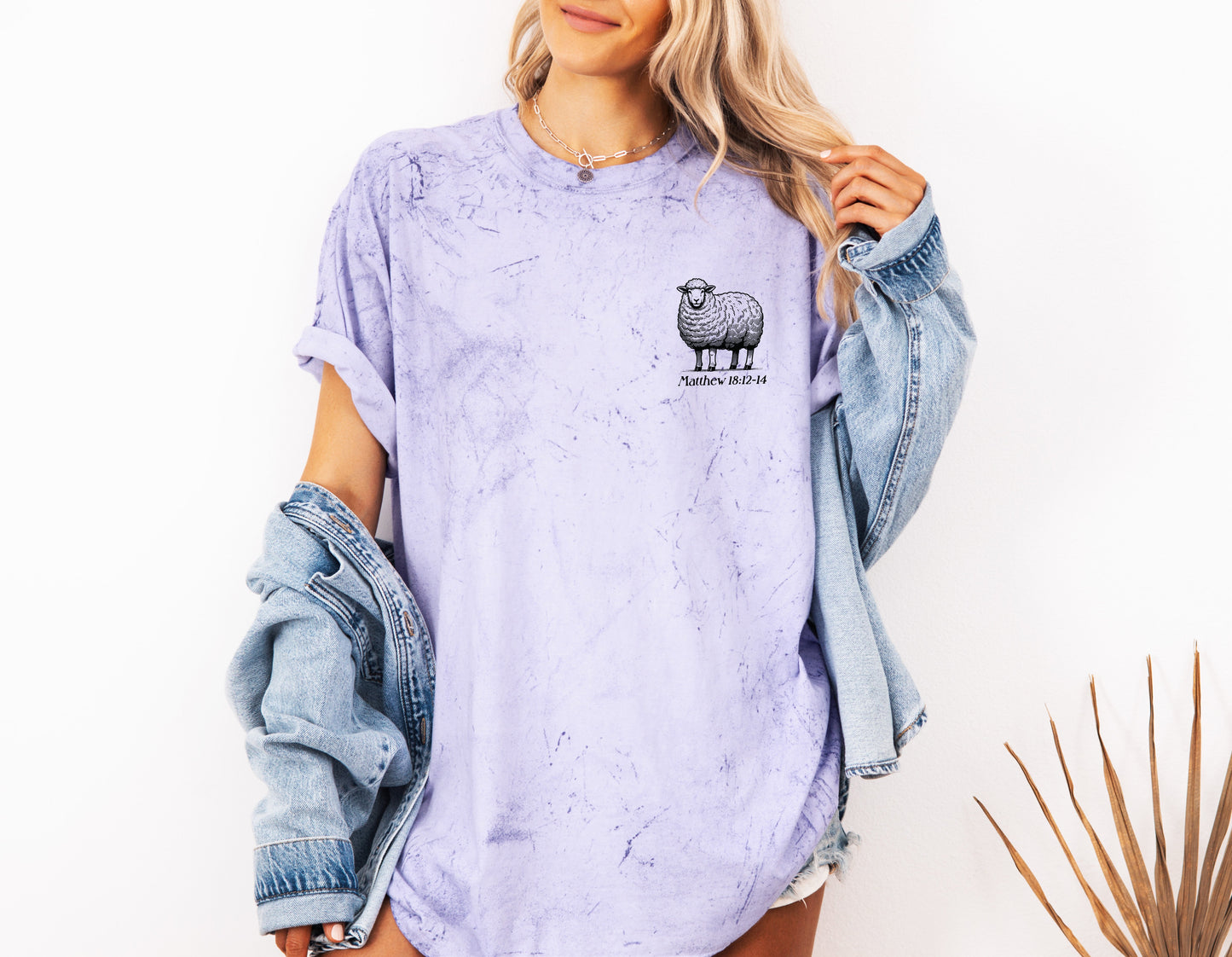 He left the 99 to find me Christian Garment Dyed T Shirt