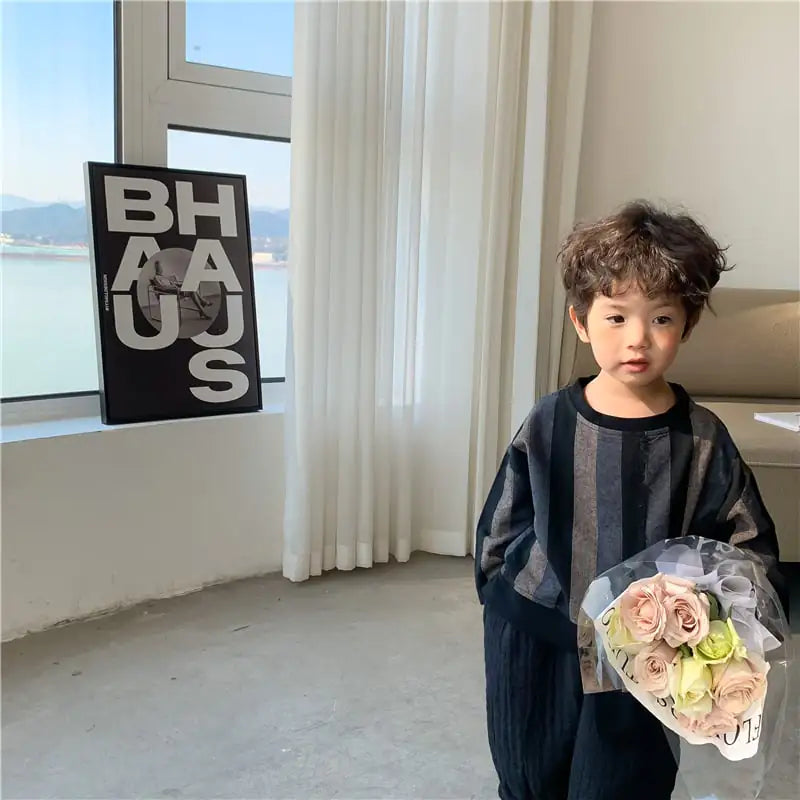 Baby Girl Mori Round Neck T-shirt and Top - # GIAA21510005