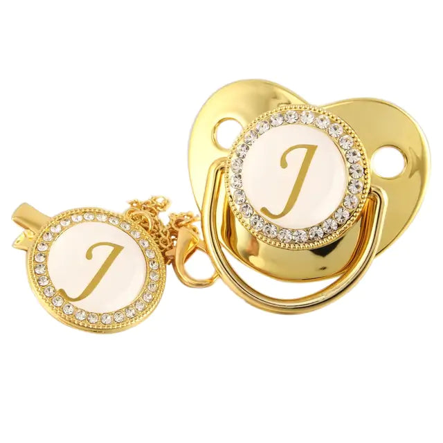 Pacifier with Initial Letter of Baby - BAGE61310003