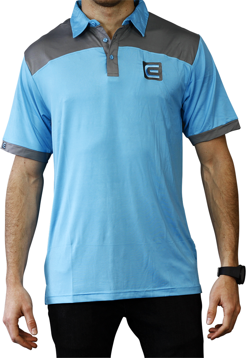 Rockwell Poly-Blend Polo - Shark/Gray