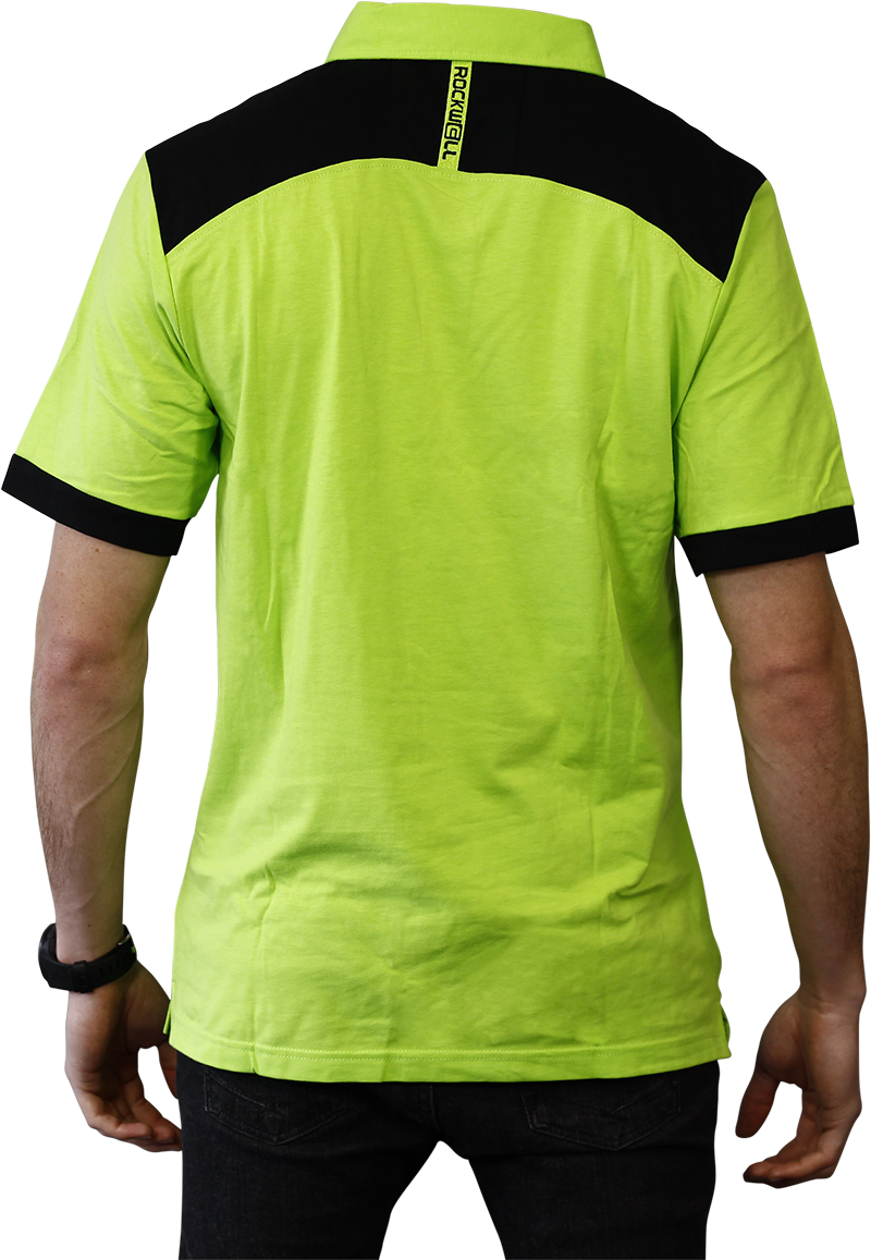 Rockwell Tri-Blend Polo - Green/Black