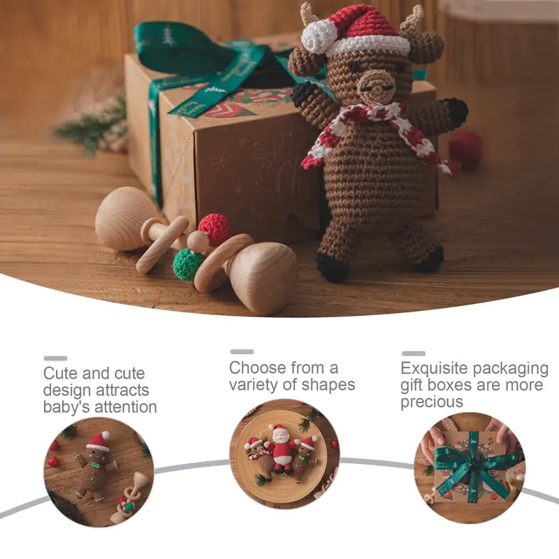 Baby Christmas Rattles Toys - # BAGE81110002