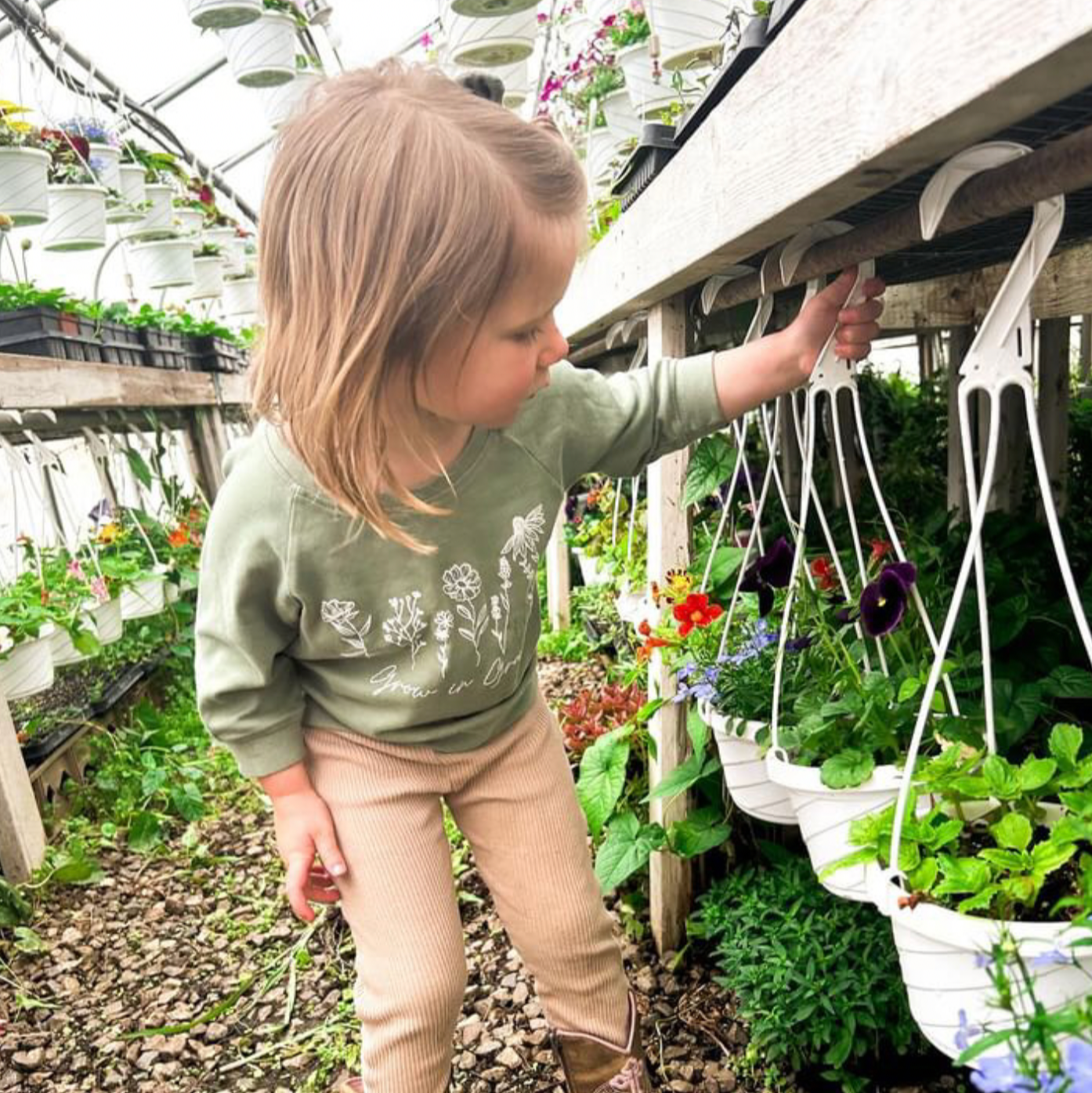 Grow in Grace Easter Christian Baby Toddler Organic Cotton Pullover