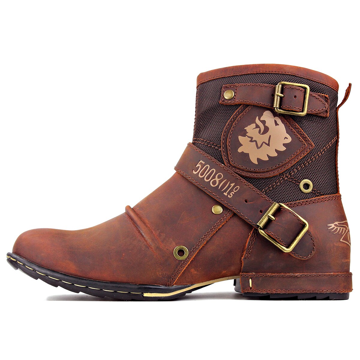 Men's Leathe Ankle Boots OS-5008-1-A