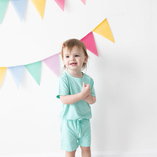 Aqua Daywear Short Set