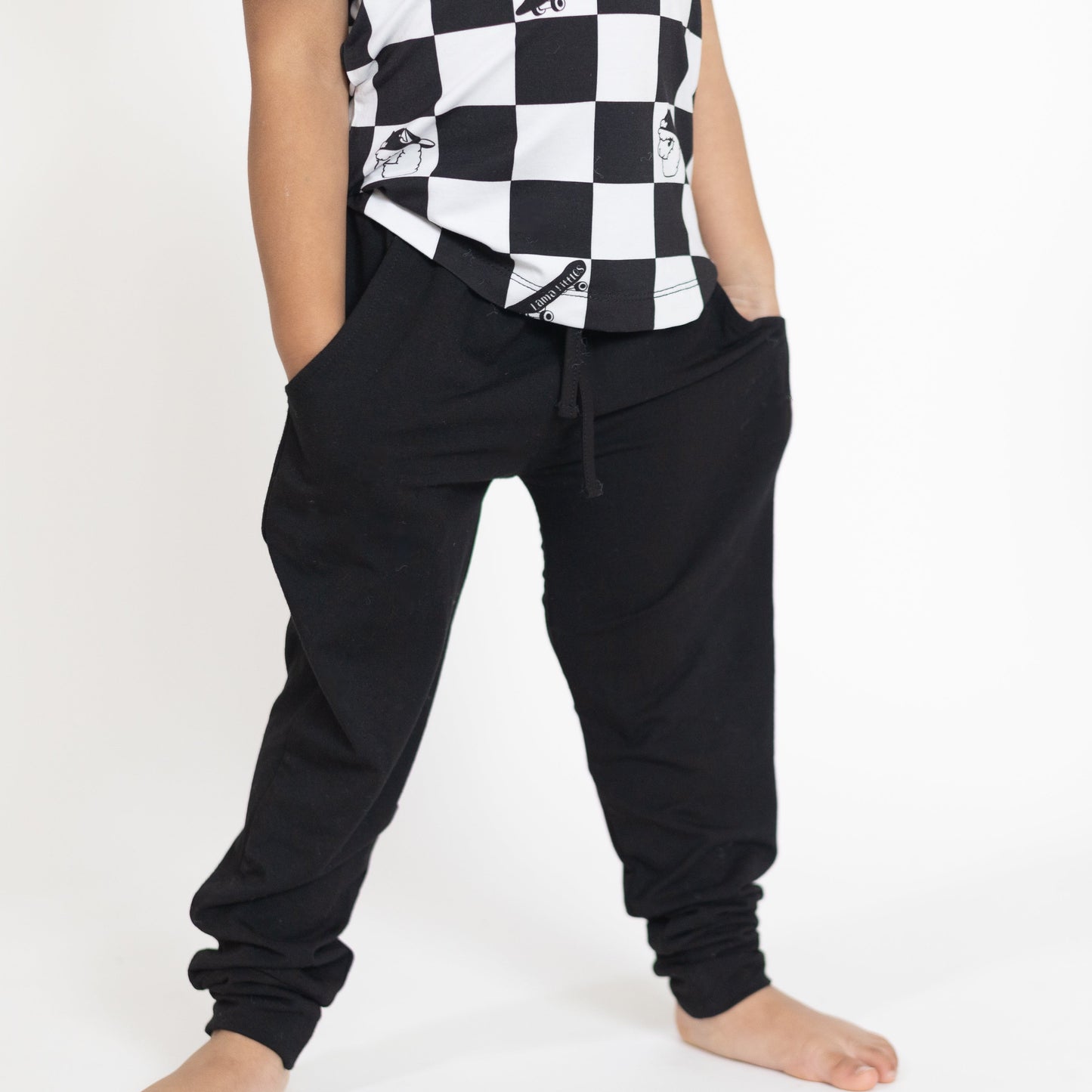 Toddler Black Jogger Pants