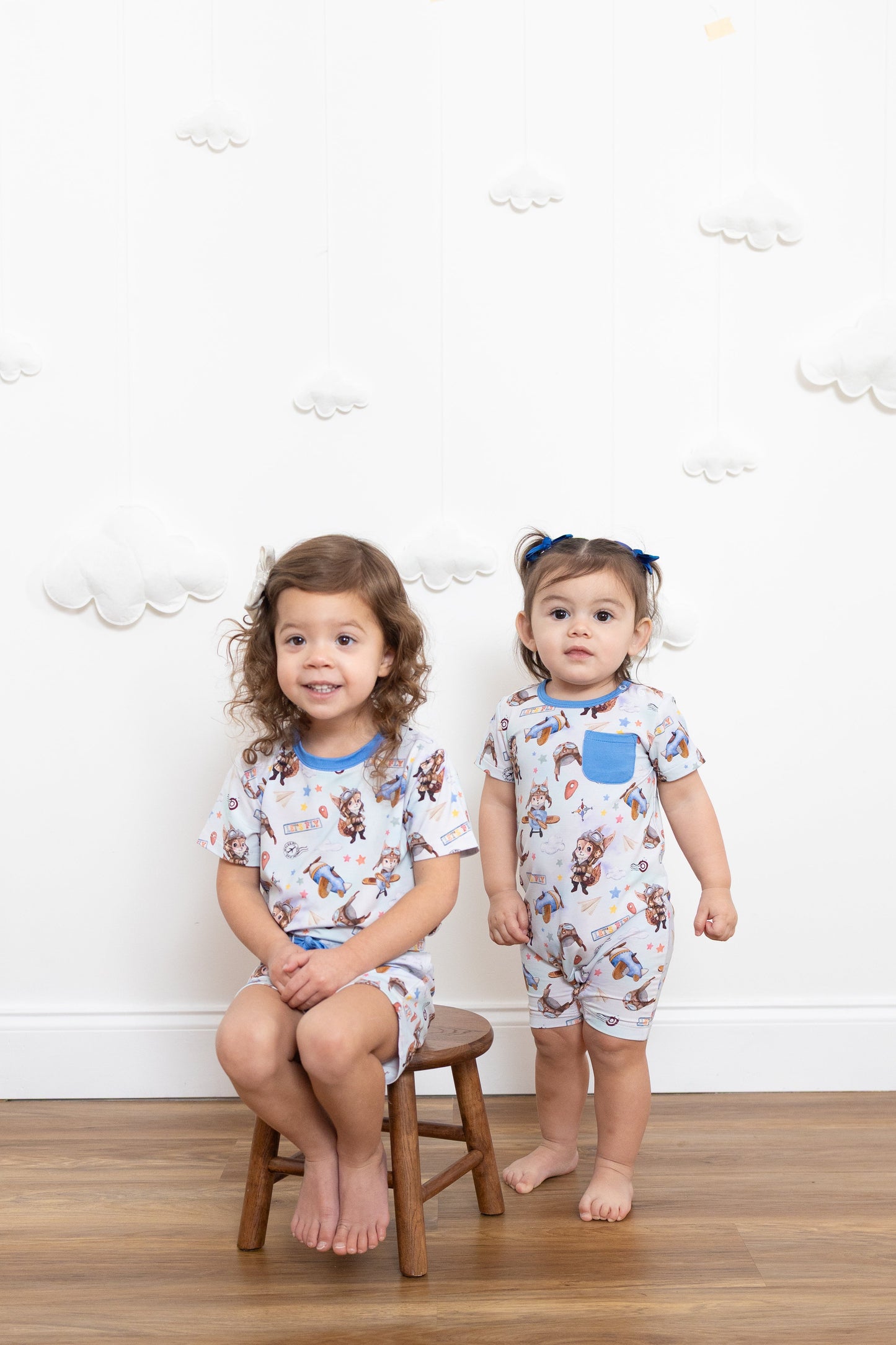 Let's Fly Shortie Romper