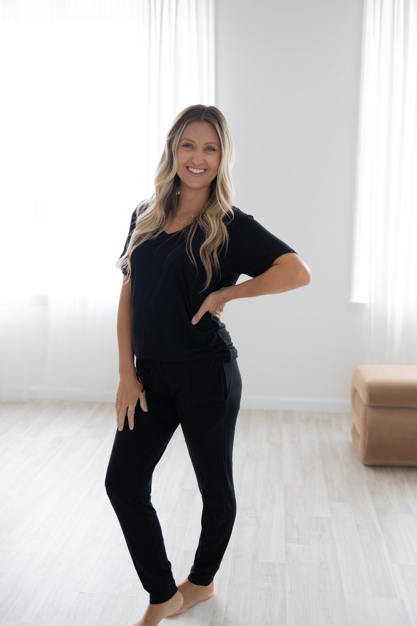 Black Adult Pajama Bottoms (Joggers & Pants)