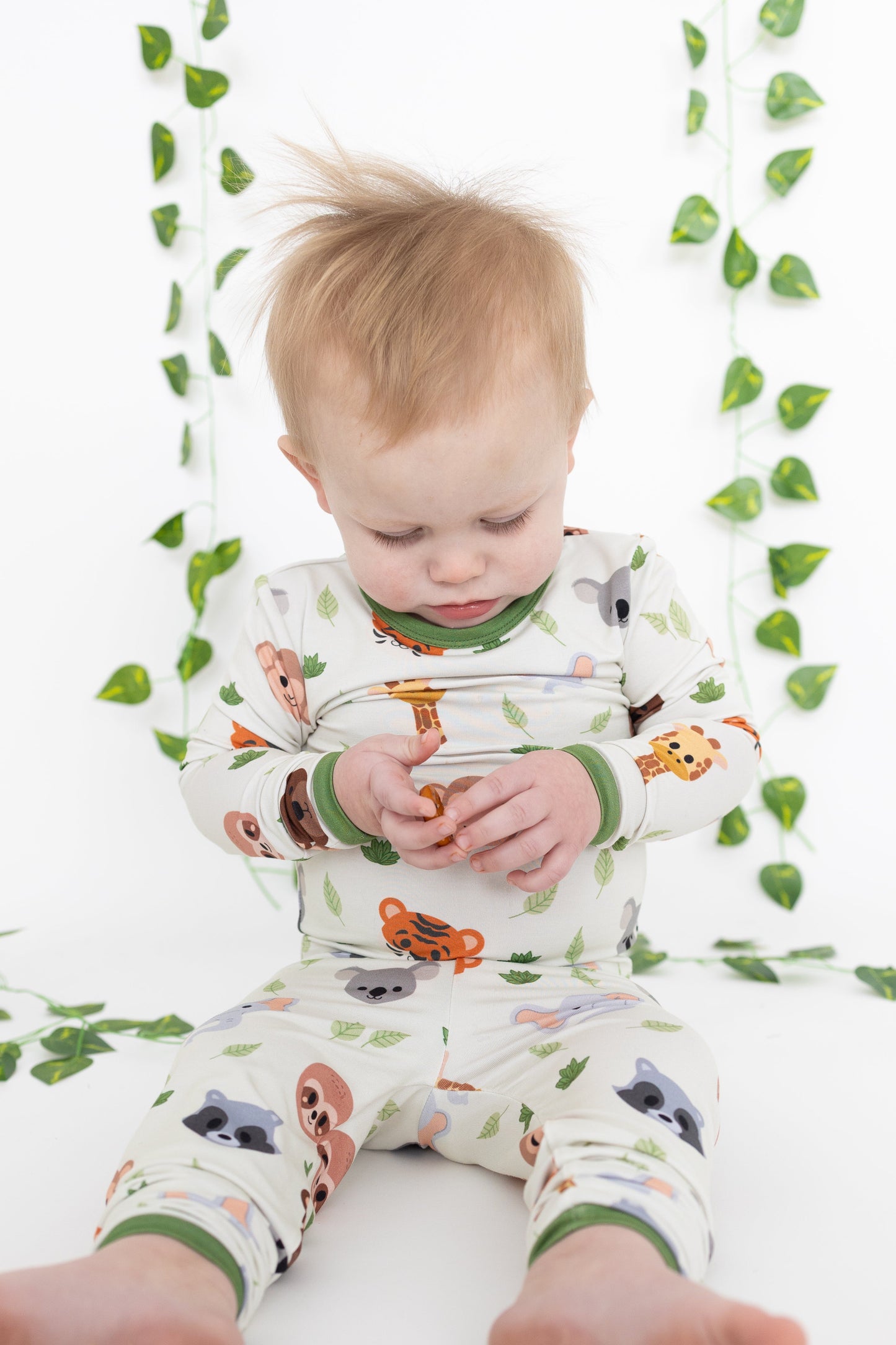 Animals 2pc Long Sleeve Pajamas