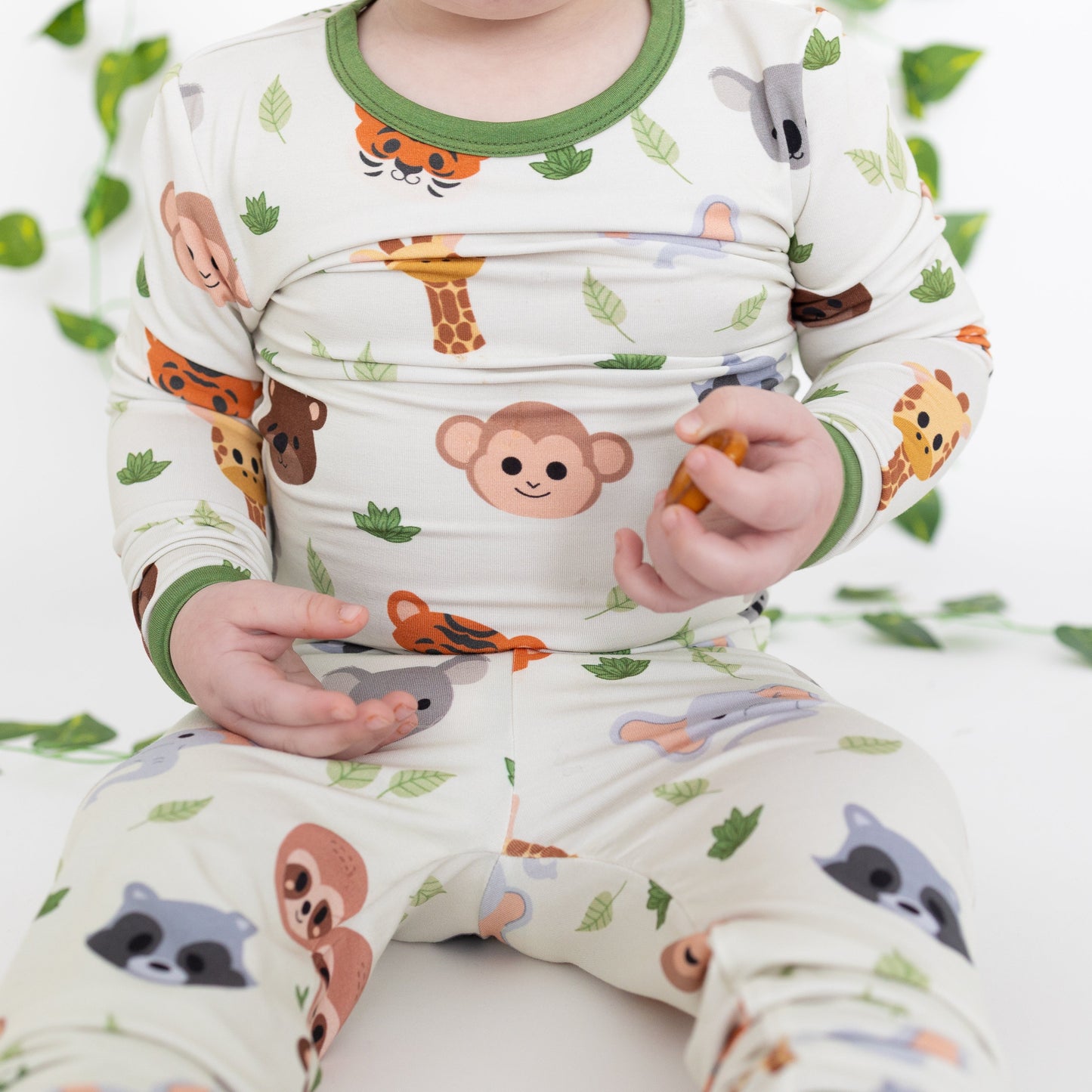 Animals 2pc Long Sleeve Pajamas