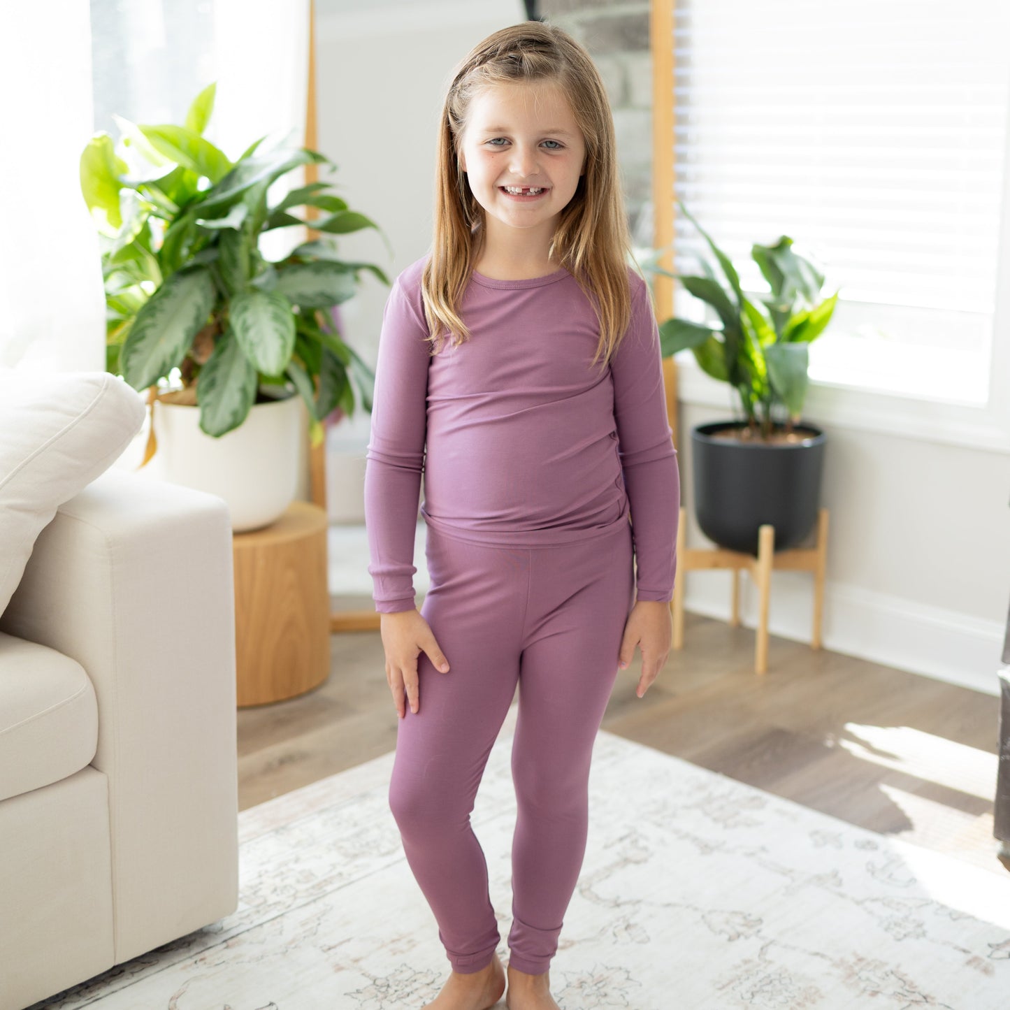 Plum 2pc Long Sleeve Pajamas