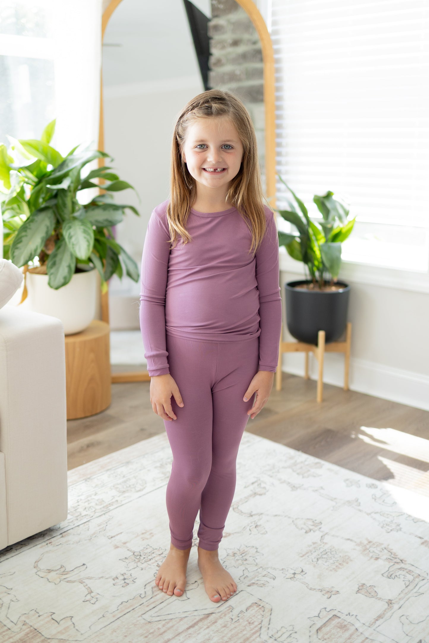 Plum 2pc Long Sleeve Pajamas