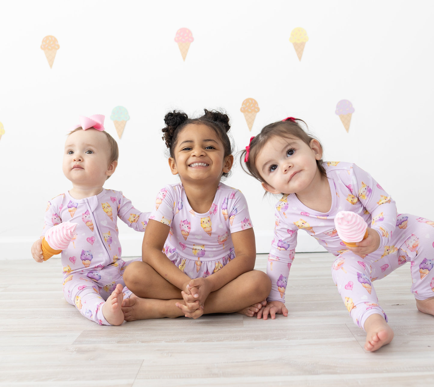 Purrfect Scoops Peplum Set