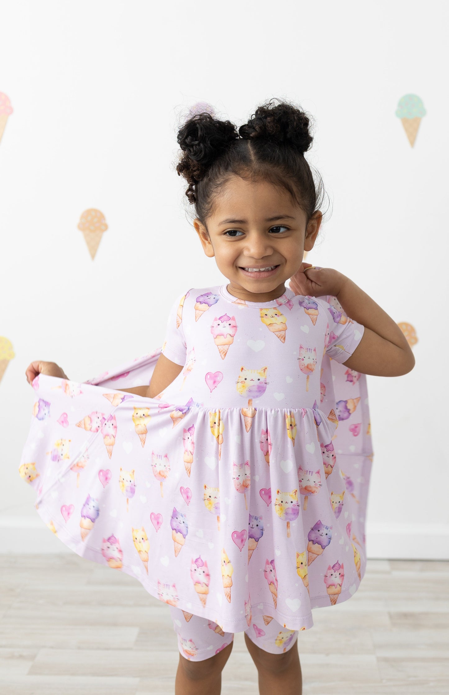 Purrfect Scoops Peplum Set