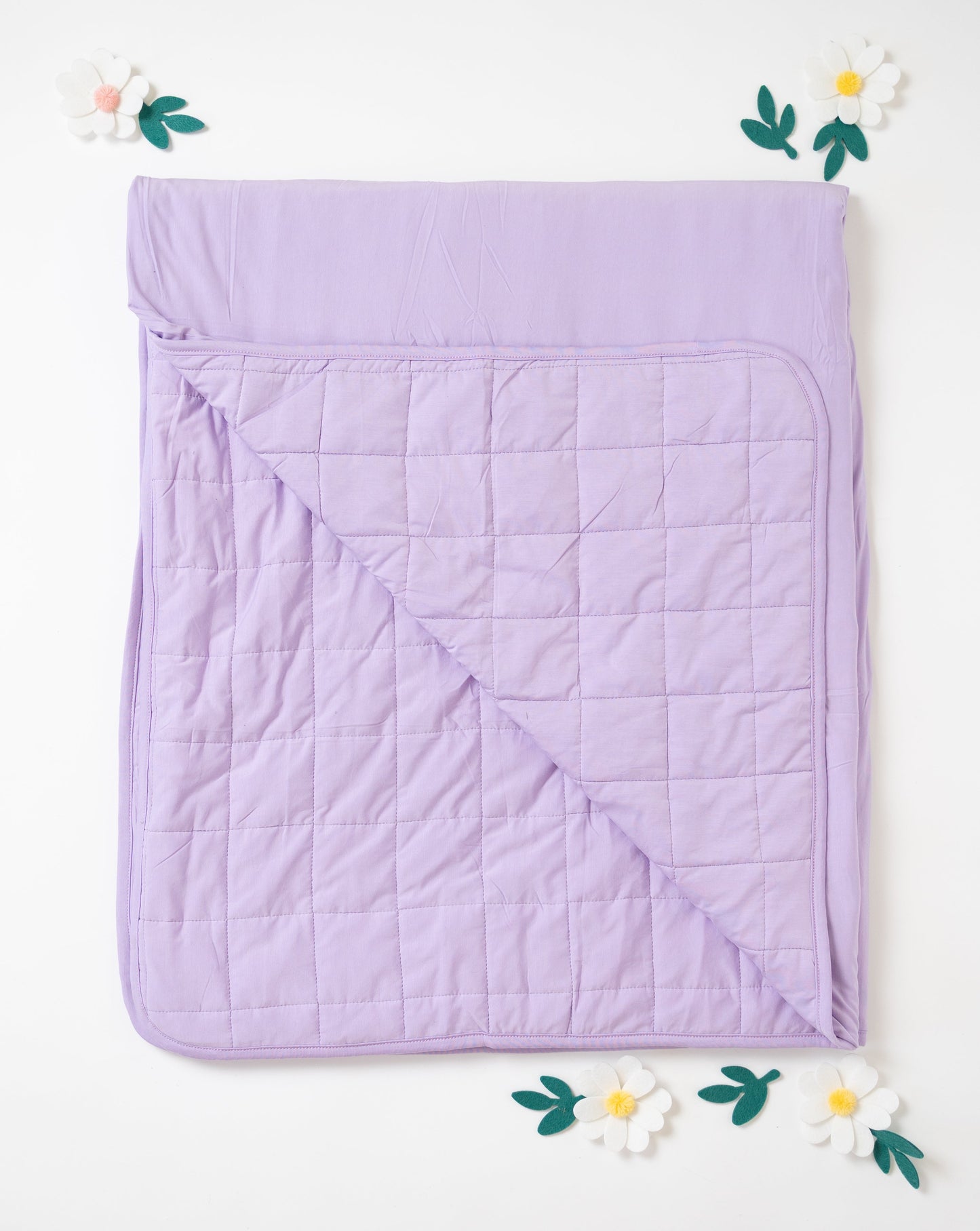 Aqua & Wisteria Snuggle Blankets