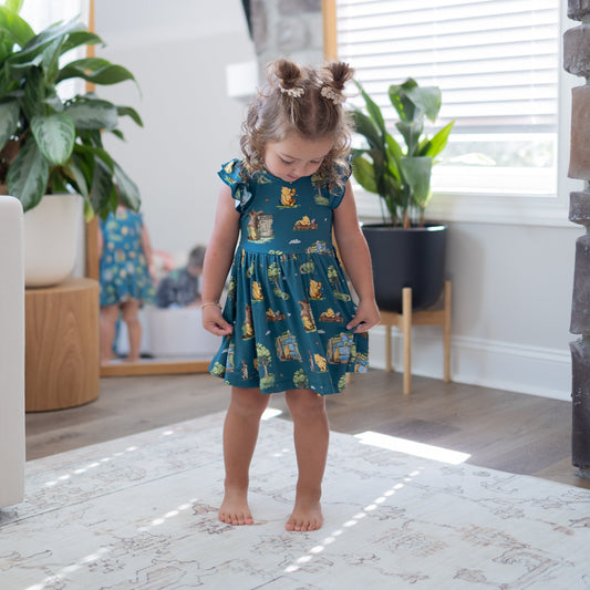 Hundred Acre Woods Flutter Twirl Dress w/ shorts