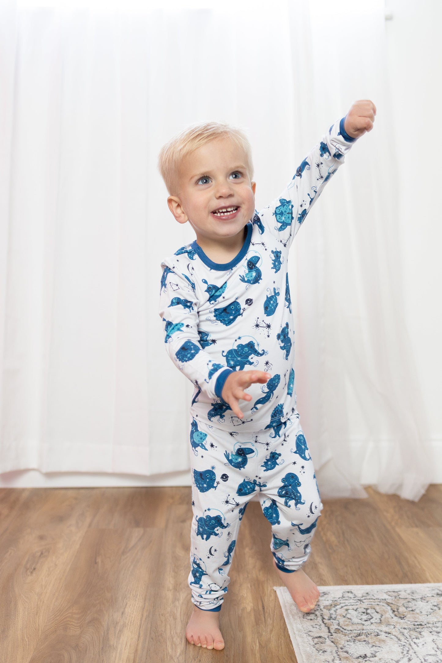 Celestial Critters 2pc Long Sleeve Pajamas