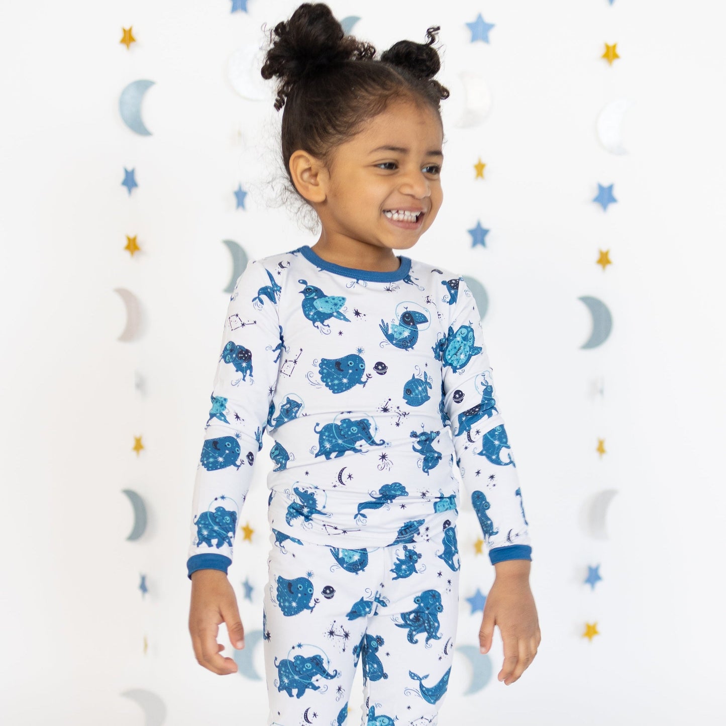 Celestial Critters 2pc Long Sleeve Pajamas
