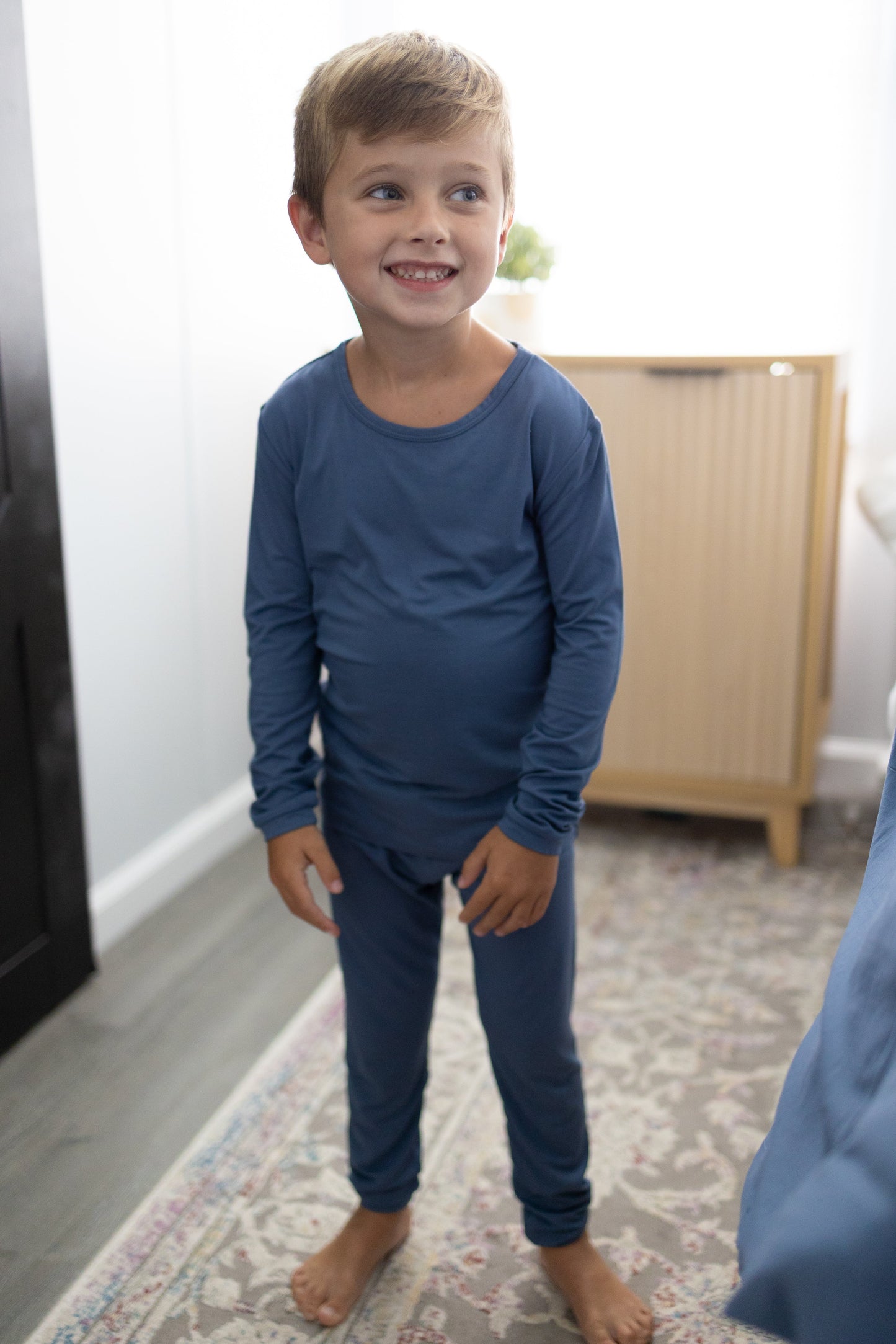 Steel 2pc Long Sleeve Pajamas