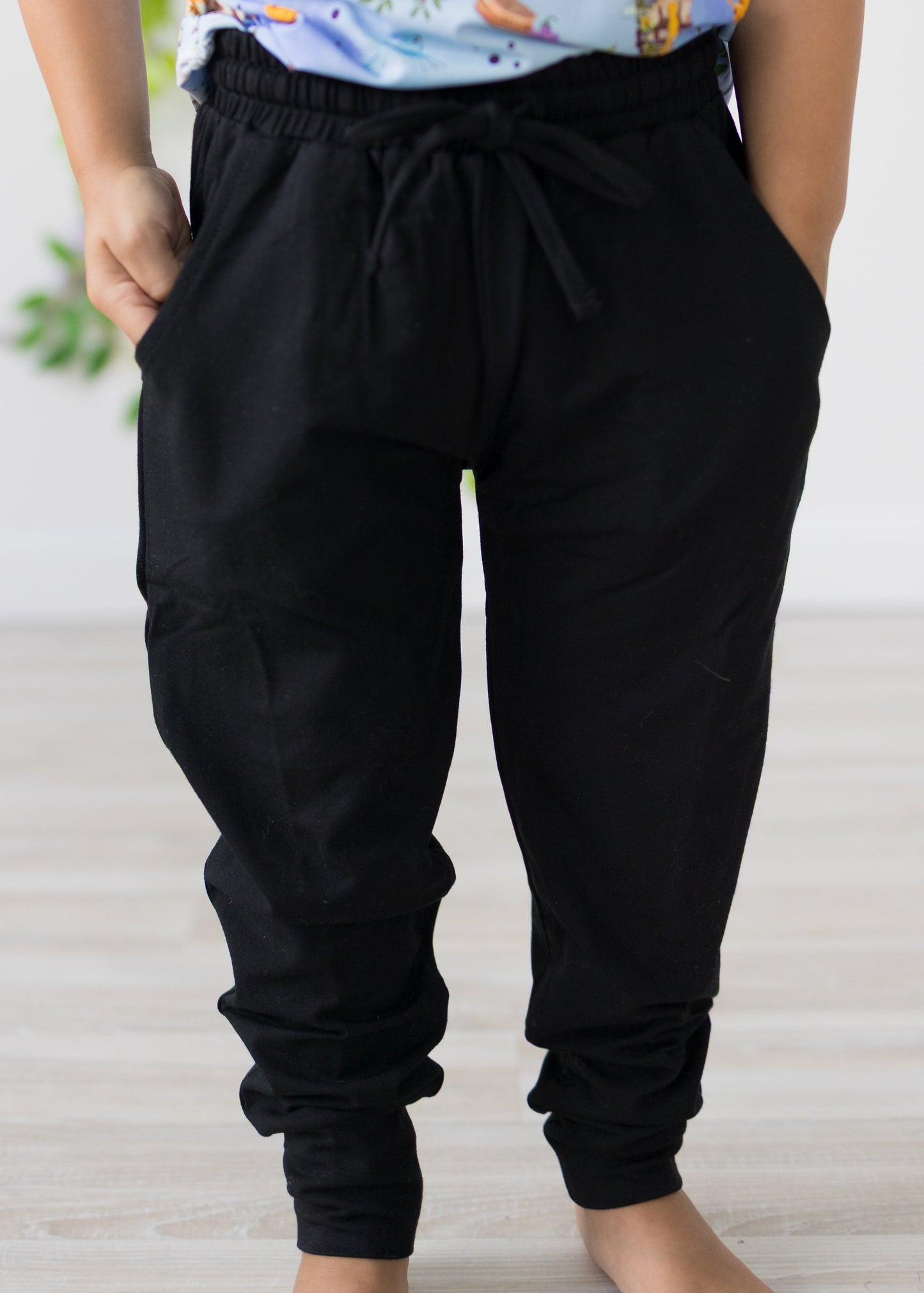 Toddler Black Jogger Pants