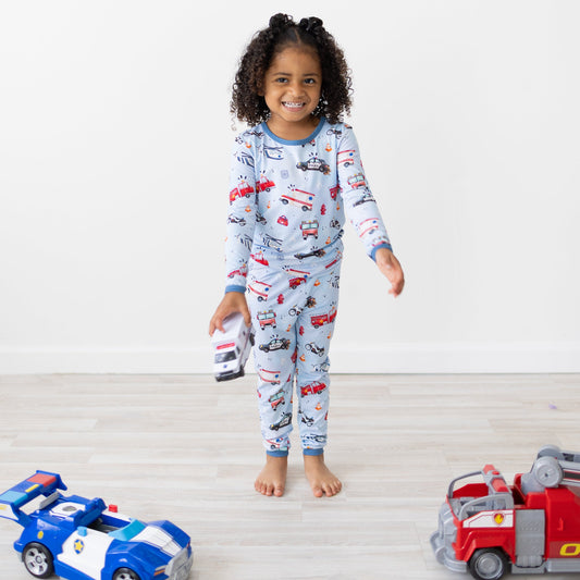 First Responders 2pc Long Sleeve Pajamas