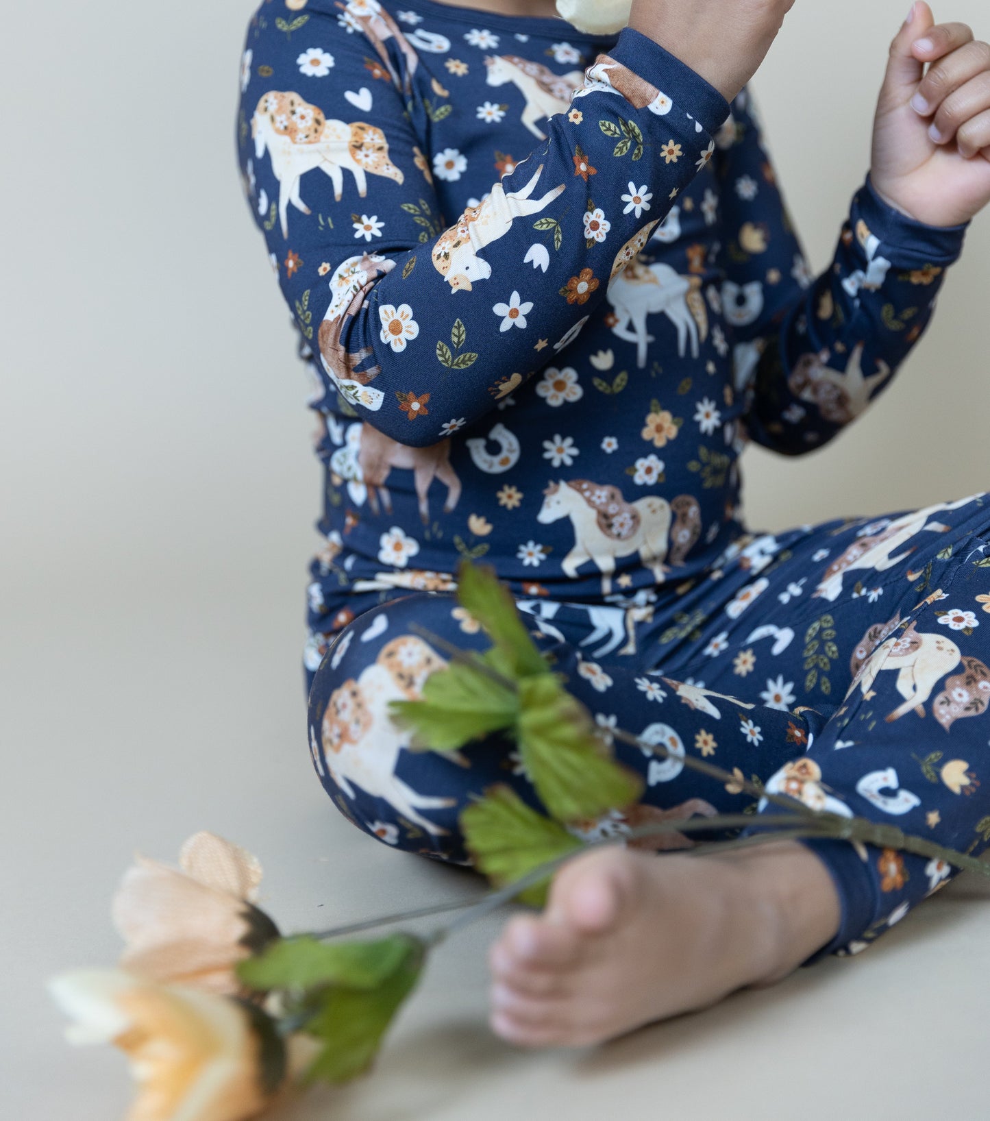 Wild Horses 2pc Long Sleeve Pajamas