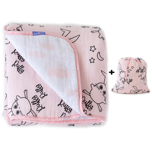 Milk&Moo Chancin Baby Muslin Fiber Filled Blanket - # BAGE41210015