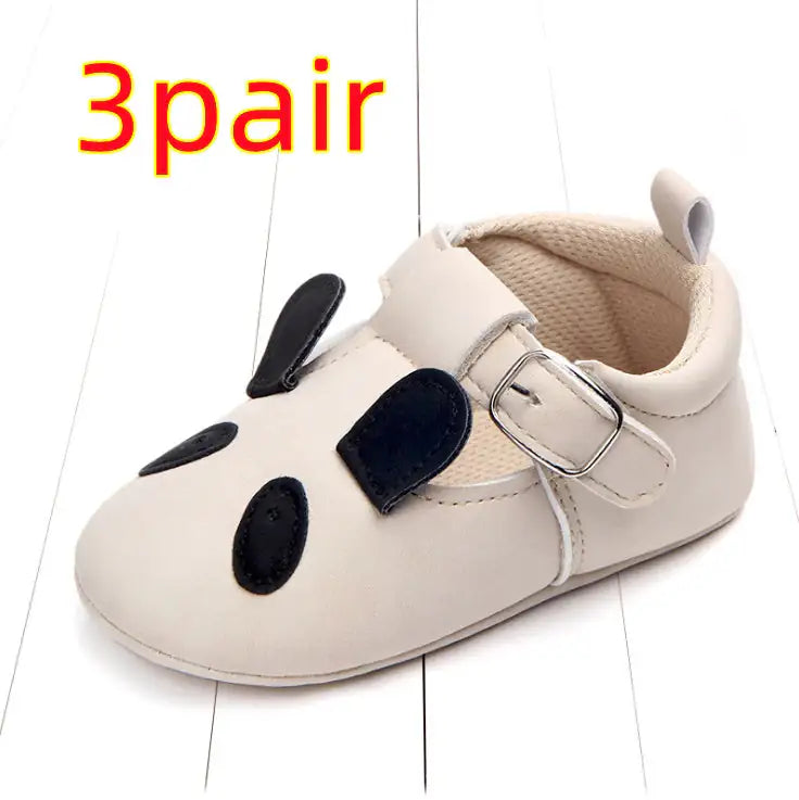 Spring and autumn cartoon animal baby shoes matte leather non-slip soft bottom baby shoes wholesale 0884 - # GIAA71310004