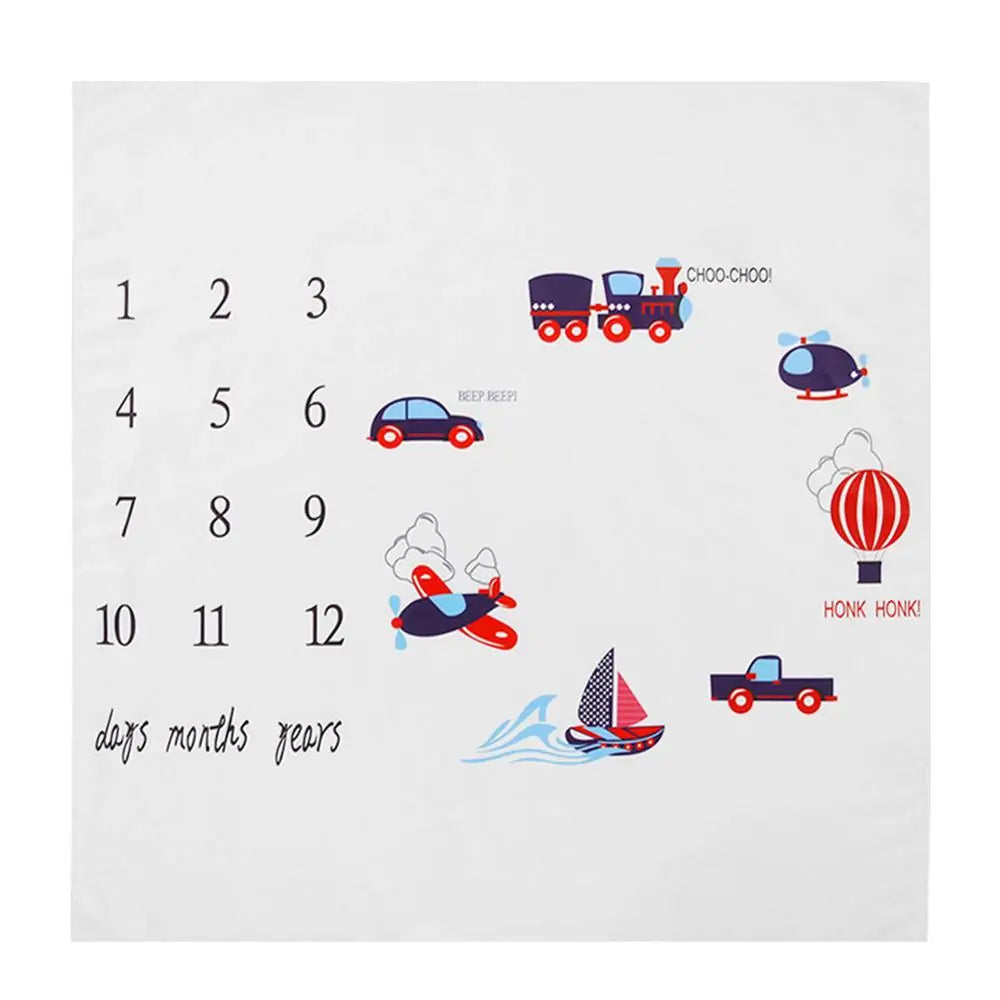 Newborn Baby Milestone Photography Blanket - # BAGE41110002