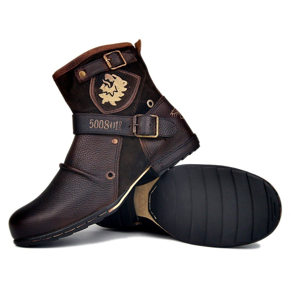 Men's Leather Ankle Boots