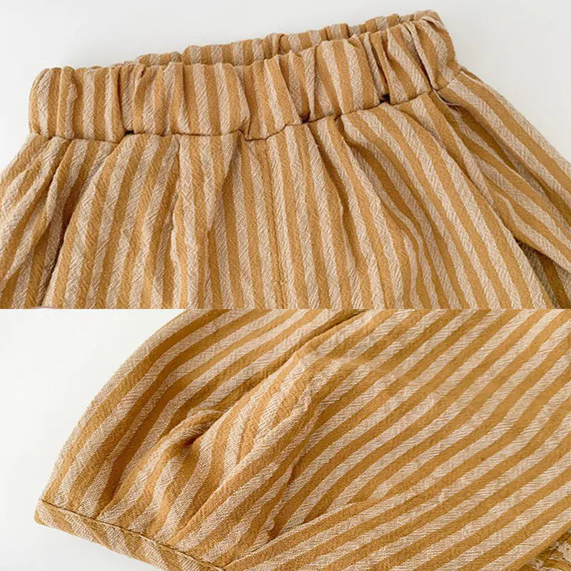 Soft Cotton Striped Bloomers for Newborns and Toddlers - # BAAA1B11010006
