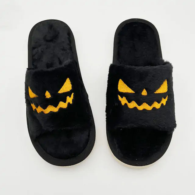 Winter Fluffy Flat Slippers - # BOAA73410006