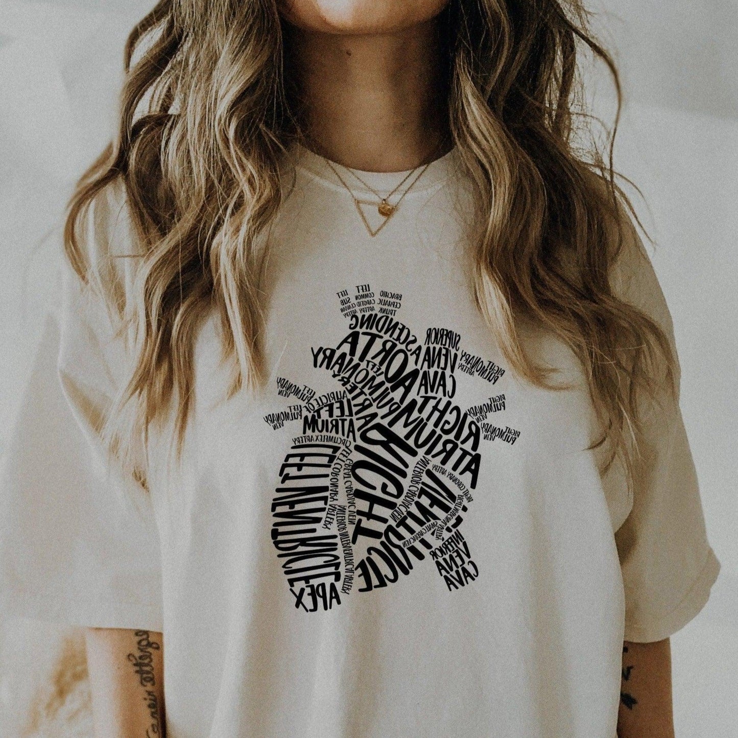 Heart Anatomy Comfort Colors T Shirt