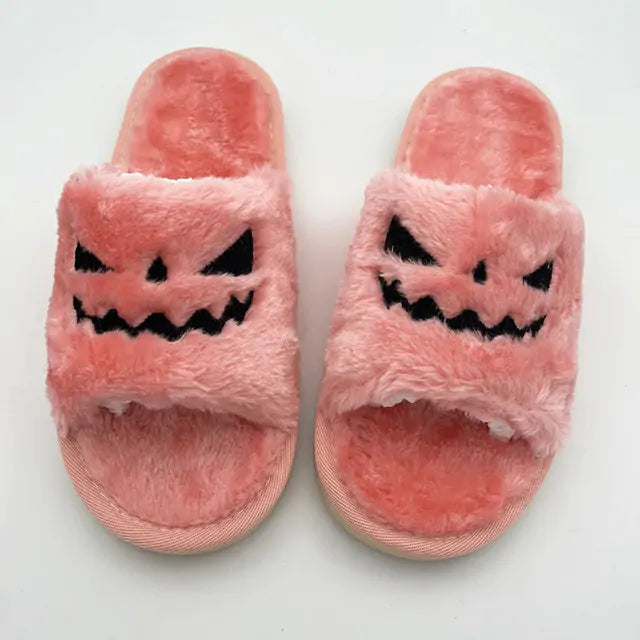 Winter Fluffy Flat Slippers - # BOAA73410006