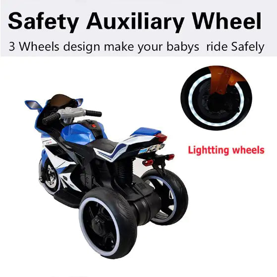 Electric Kids Motorcycle For 3 To 4 Year Old Boys And Girls With Foot Pedal Starter - # BOT&G511210001