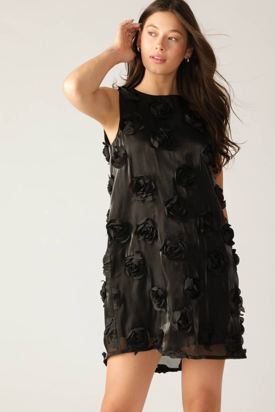 RADIANT SPIRIT WOVEN MINI DRESS