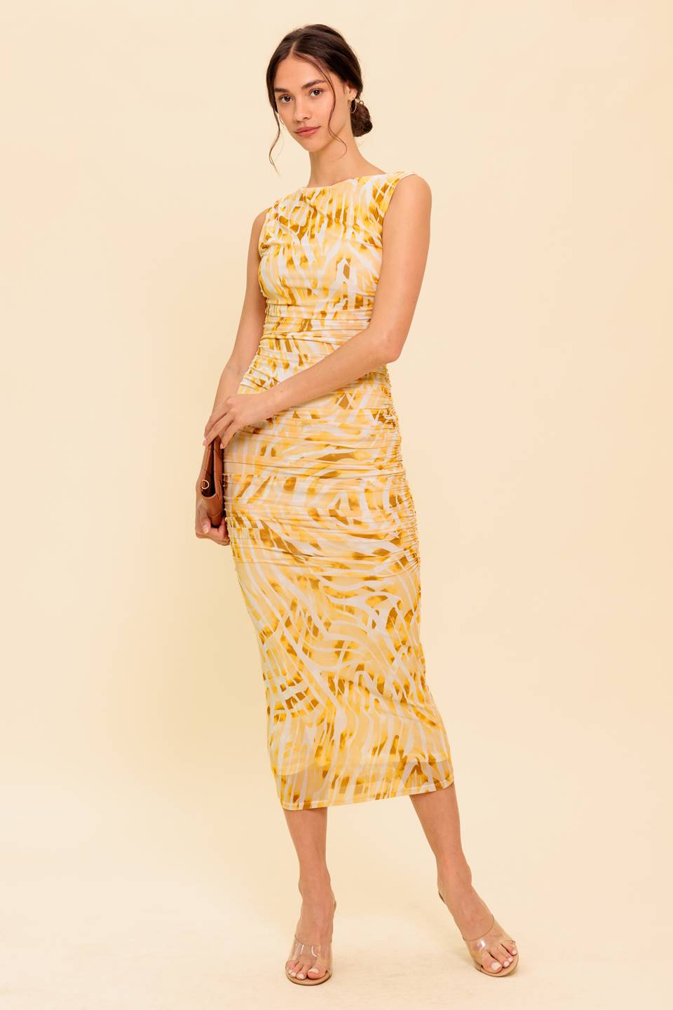 LIVING IN WONDERLAND WOVEN MAXI DRESS